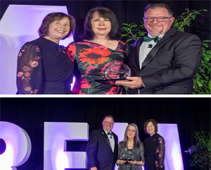 2022 recipients Shannon Alter, CPM® (upper) and Enis Hartz, CPM® (lower)