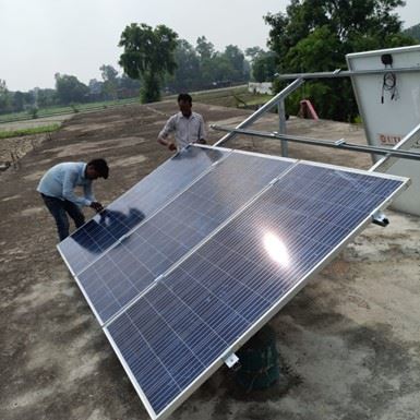 solar panel installation
